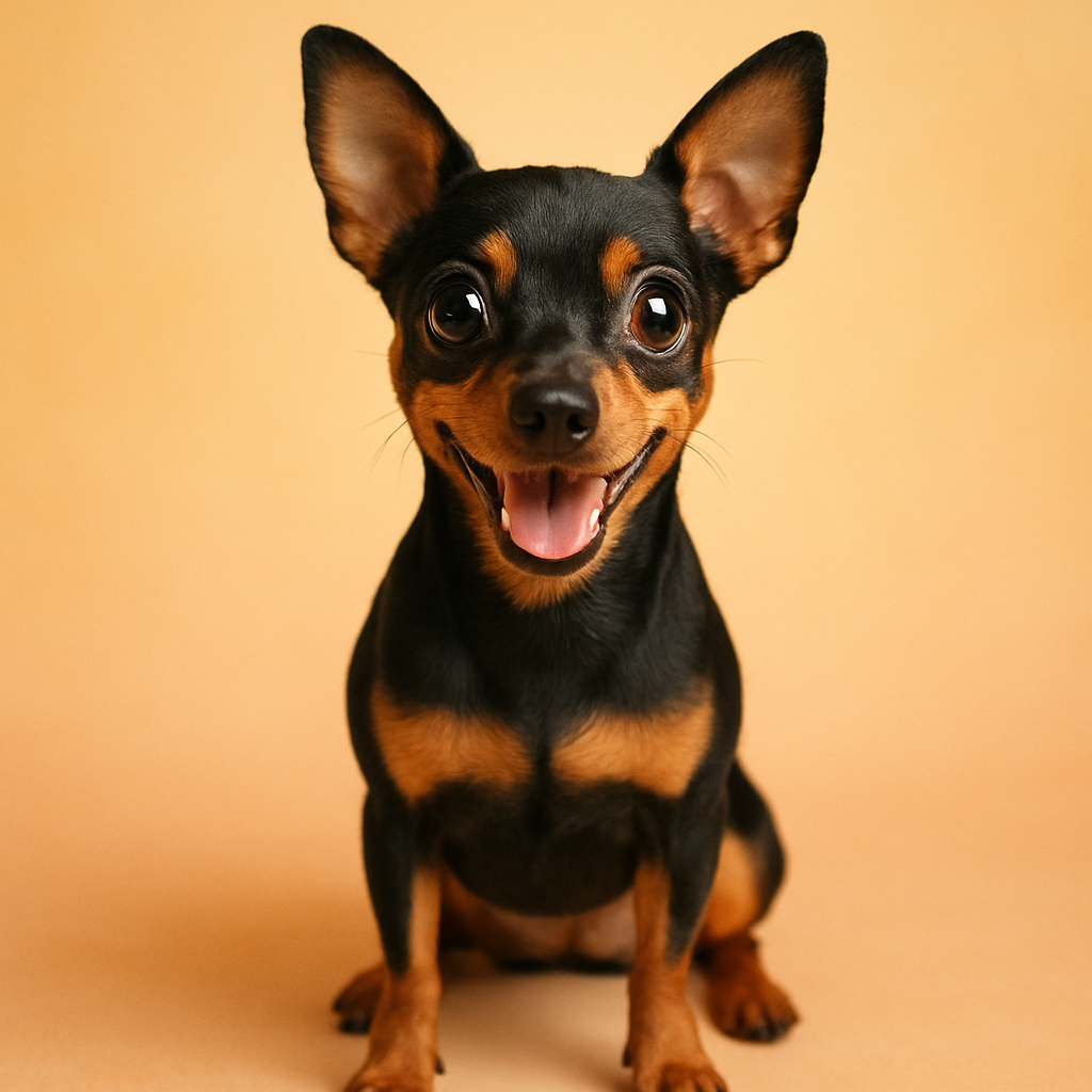 Pitoco, the cute Brazilian miniature pinscher